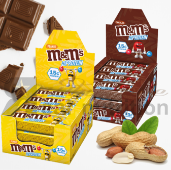 M&amp;M Protein Bar - chocolate - Real Nutrition Wholesale