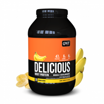 QNT - Delicious Whey Protein Powder (908g) - Banana - Real Nutrition Wholesale