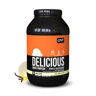QNT - Delicious Whey Protein Powder (908g) - Vanilla - Real Nutrition Wholesale