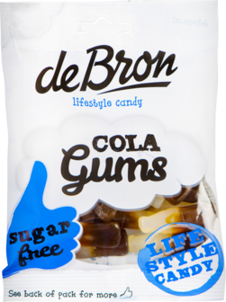 De Bron Lifestyle Candies - suikervrije Cola Gums bij Real Nutrition Groothandel