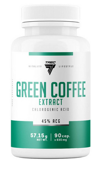 Trec Nutrition - Green Coffee Extract 90 caps - Real Nutrition groothandel