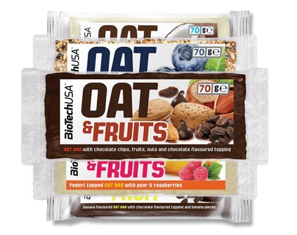 Biotech USA Oat bar - Real Nutrition Groothandel Sportvoeding