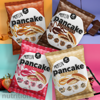 Go Fitness protein pancake 4 flavours - Real Nutrition groothandel sportvoeding