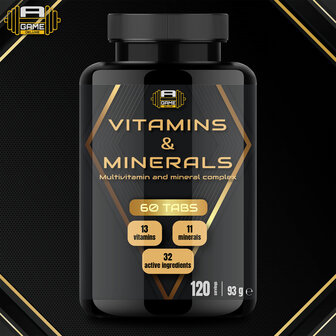 A-Game Deluxe Vitamines &amp; Mineralen 60 tabletten