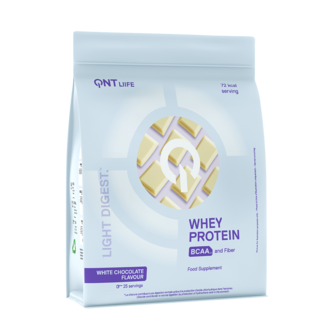 QNT Light Digest Whey Protein - White Chocolate - Real Nutrition Wholesale
