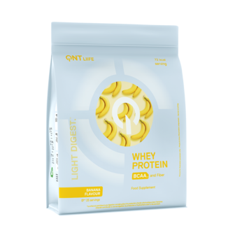 QNT Light Digest Whey Protein - Banana - Real Nutrition Wholesale