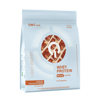 QNT Light Digest Whey Protein - Hazelnut Chocolate - Real Nutrition Wholesale