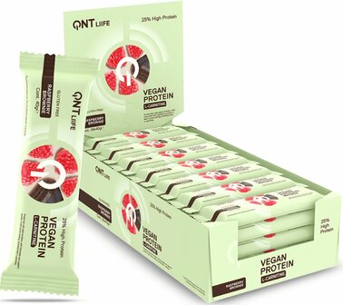 QNT Vegan protein bar - Raspberry Brownie
