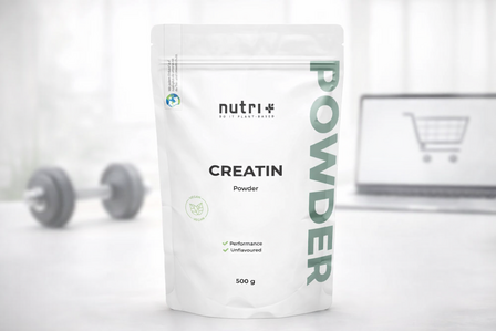 Nutri+ creatine monohydrate 500g nu beschikbaar bij Real Nutrition