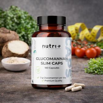 Nutri+ Glucomannan slim caps  nu beschikbaar bij Real Nutrition Wholesale sportvoeding