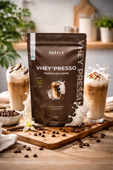 Nutri+ Vheypresso  nu beschikbaar bij Real Nutrition Wholesale sportvoeding