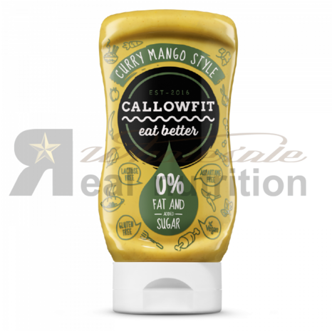 Real Nutrition - Callowfit - maaltijd saus - Curry Mango zero calorie