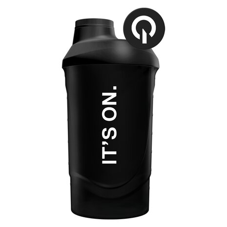 QNT Shaker black smoke 600 + 350 ml back - Real Nutrition