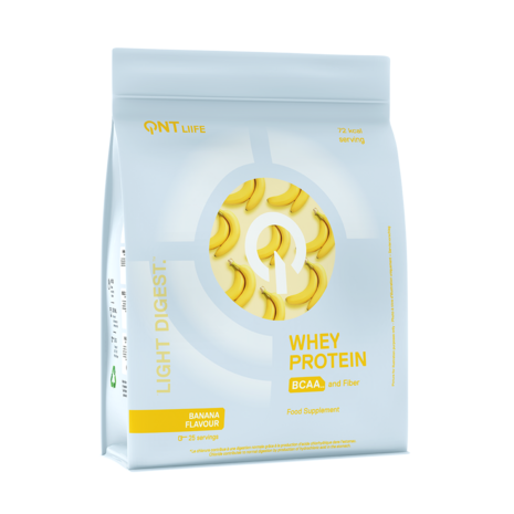 QNT Light Digest Whey Protein - Banana - Real Nutrition Wholesale