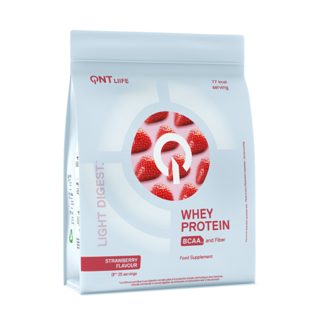 QNT Light Digest Whey Protein - Strawberry - Real Nutrition Wholesale