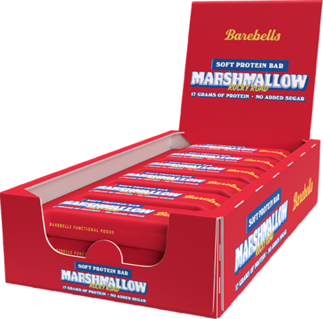 Barebells SOFT Protein Bar - Real Nutrition - Marshmallow rocky road