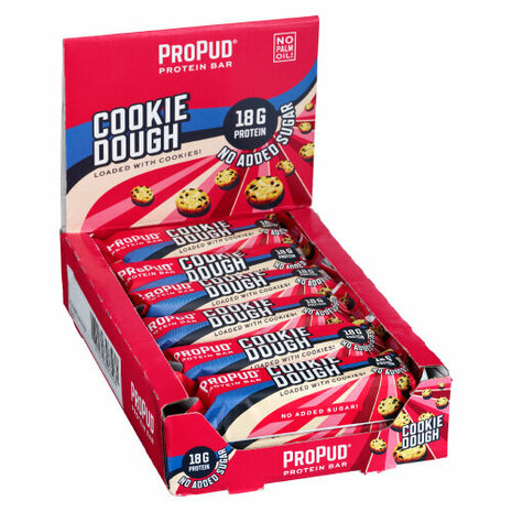 Propud protein bar display - cookie dough