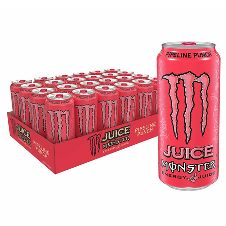 monster energy drink - original - real nutrition - pineline punch
