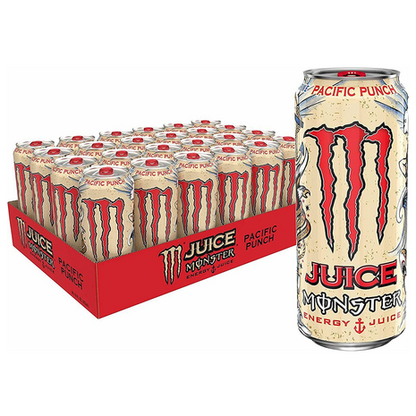 monster energy drink - original - real nutrition - pacific punch