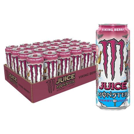 monster energy drink - original - real nutrition - viking berry