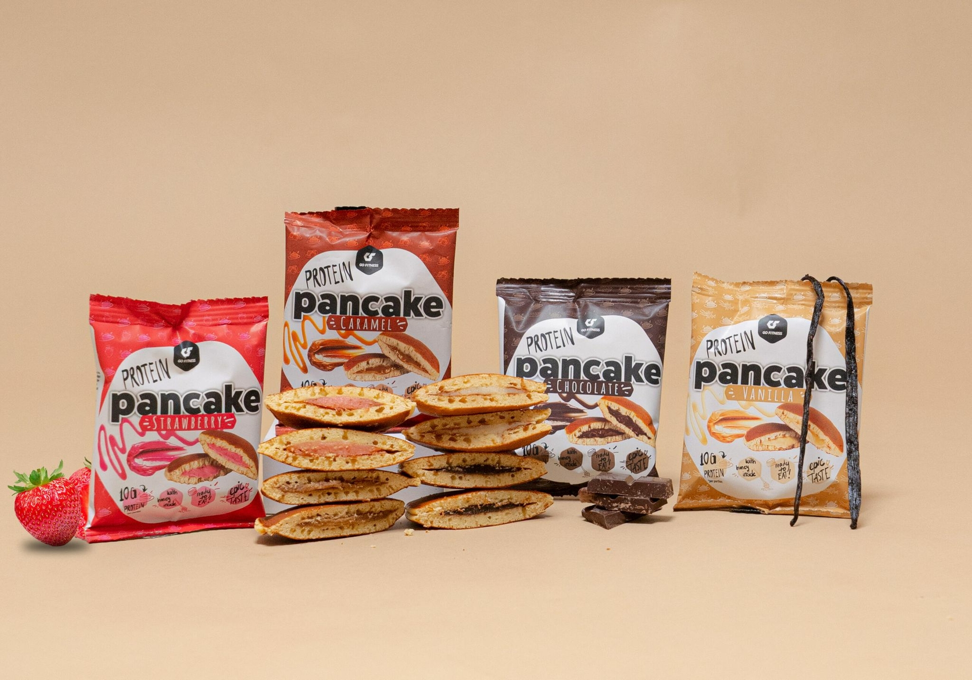 Go Fitness - protein pancake - Real Nutrition sportvoeding groothandel